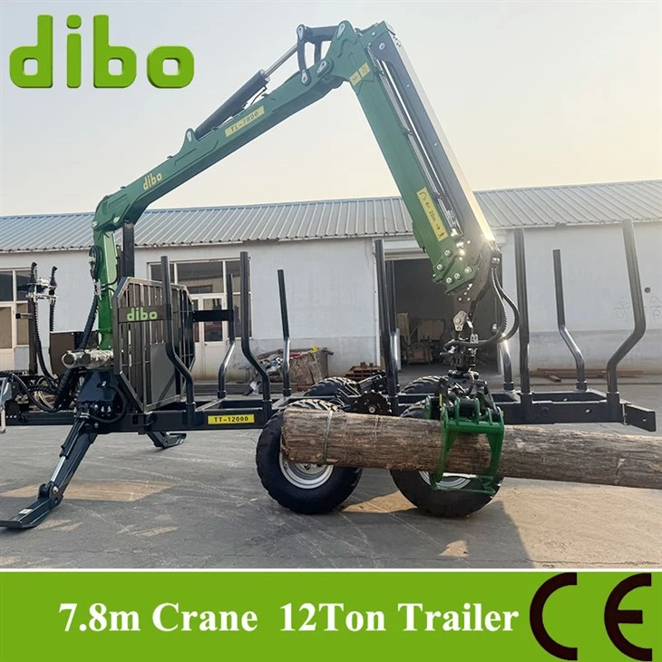 Trailer Mounted Log Loader
