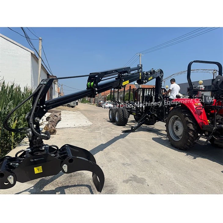 Timber Trailer With Log Grabber high quality